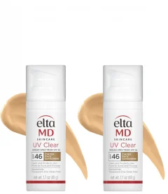 EltaMD Exclusive UV Clear Tinted SPF 46 Broad-Spectrum Duo ($92 Value)