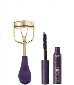 tarte Picture Perfect Eyelash Curler & Deluxe Lights Camera Lashes Volumizing Mascara 2 piece