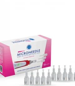 ORA Electric Microneedle Roller Derma Pen Replacement Heads - 10 Heads Kit (For CORDED) version only) 10 piece