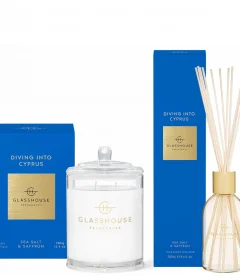 Glasshouse Diving into Cyprus Candle and Liquid Diffuser