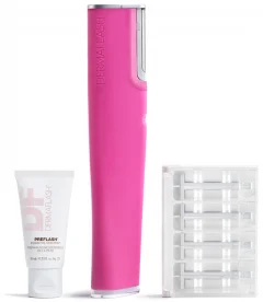 DERMAFLASH Luxe+ Advanced Sonic Dermaplaning and Peach Fuzz Removal - Pop Pink