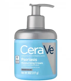CeraVe Moisturizing Cream for Psoriasis Treatment With Salicylic Acid & Urea for Dry Skin Itch Relief (8 fl. oz.)
