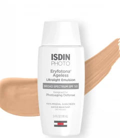 ISDIN Eryfotona Ageless Mineral Broad-Spectrum Tinted Face Sunscreen SPF 50 (3.4 fl. Oz)