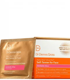 Dr Dennis Gross Skincare Alpha Beta Glow Pad Self-Tanner for Face (20 Pack)