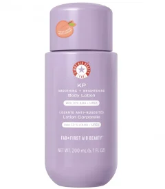 First Aid Beauty KP Smoothing + Brightening Body Lotion with 10% AHA + Urea- Peach