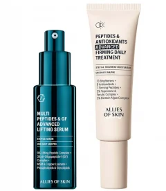 Allies of Skin Advanced Growth Factor Lifting Serum & Moisturizer Duo (Worth $313)