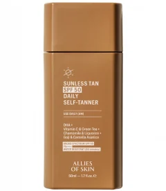Allies of Skin Sunless Tan SPF 50 Daily Sunscreen + Self-Tanner 50ml