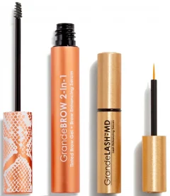 GRANDE Cosmetics GrandeBROW 2-in-1 Tinted Brow Gel + GrandeLASH Travel Serum Duo (Worth $74)
