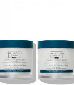 Christophe Robin Cleansing Purifying Scrub with Sea Salt Bundle 250ml