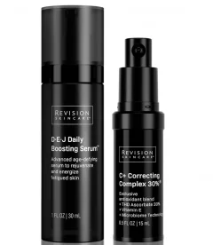Revision Skincare DEJ Daily Boosting Serum & Travel Size C+ Correcting Complex 30%
