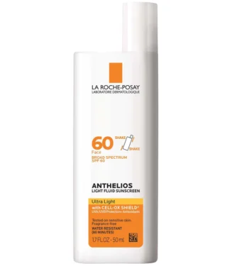 La Roche-Posay Anthelios Ultra Light Fluid Face Sunscreen Broad Spectrum SPF 60 (1.7 fl. oz.)