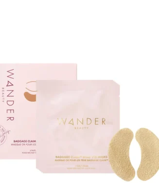 Wander Beauty Baggage Claim Eye Masks - Gold (6 pair)