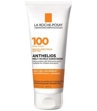 La Roche-Posay Anthelios Melt-in Milk Body and Face Sunscreen Lotion Broad Spectrum SPF 100 (Various Sizes)