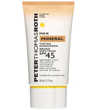 Peter Thomas Roth Max Mineral Tinted Sunscreen Broad Spectrum SPF 45 UVAUVB Protective Lotion 1.7 fl. oz.
