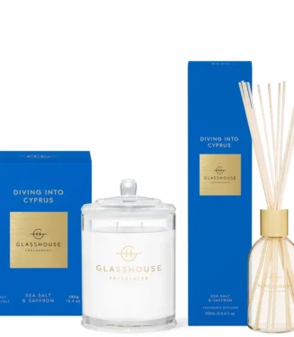 Glasshouse Diving into Cyprus Candle and Liquid Diffuser