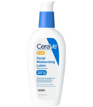 CeraVe AM Facial Moisturizing Lotion SPF 30, Oil-Free (3 fl. oz.)