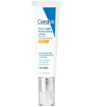 CeraVe Ultra-Light Moisturizing Lotion SPF 30 with Hyaluronic Acid & Ceramides (1.7 fl. oz.)