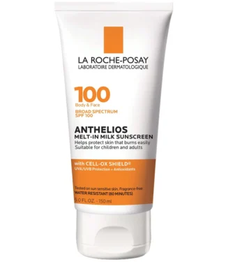 La Roche-Posay Anthelios Melt-in Milk Body Face Sunscreen Lotion Broad Spectrum SPF 100 (Various Sizes)