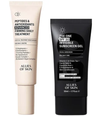 Allies of Skin Clinical Firming Peptide Moisturizer & Invisible SPF Duo (Worth $170)