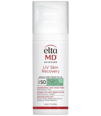 EltaMD UV Skin Recovery Red Color Correcting Green Tint Broad Spectrum SPF 50 (1.7 oz.)