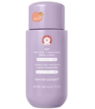 First Aid Beauty KP Smoothing + Brightening Body Lotion with 10% AHA + Urea- Peach