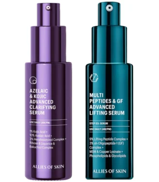 Allies of Skin Clinical Clarify & Growth Factor Lifting Serum Duo (Worth $287)
