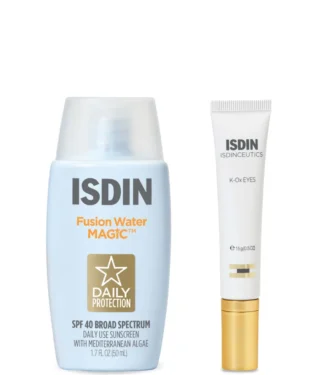 ISDIN Fusion Water Magic SPF40 50ml & ISDIN Isdinceutics K-Ox Eyes Dark Circles & Puffiness Eye Cream Duo ($144 Value)