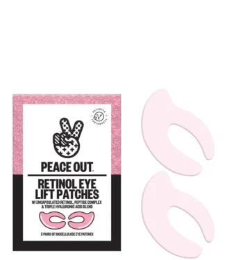 Peace Out Retinol 360° Eye Lift Patches to Lift, Firm and Revitalize Eyes (5 Pairs)