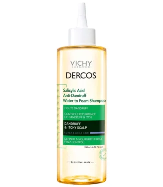 Vichy Dercos Salicylic Acid Anti-Dandruff Water to Foam Shampoo (6.76 fl. oz.)