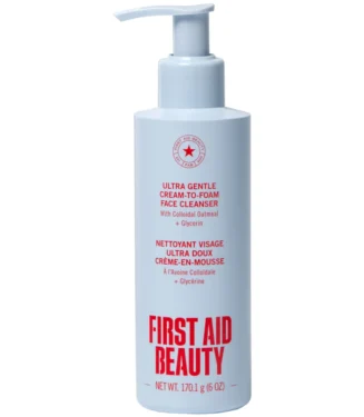 First Aid Beauty Ultra Gentle Cream-to-Foam Cleanser (6oz)